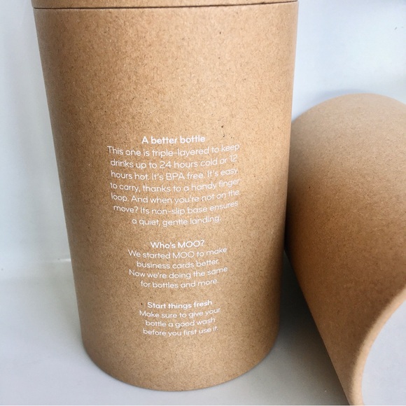 NIB MOO Water Bottle + Tote + Wine Tumbler with Lid - Picture 9 of 15